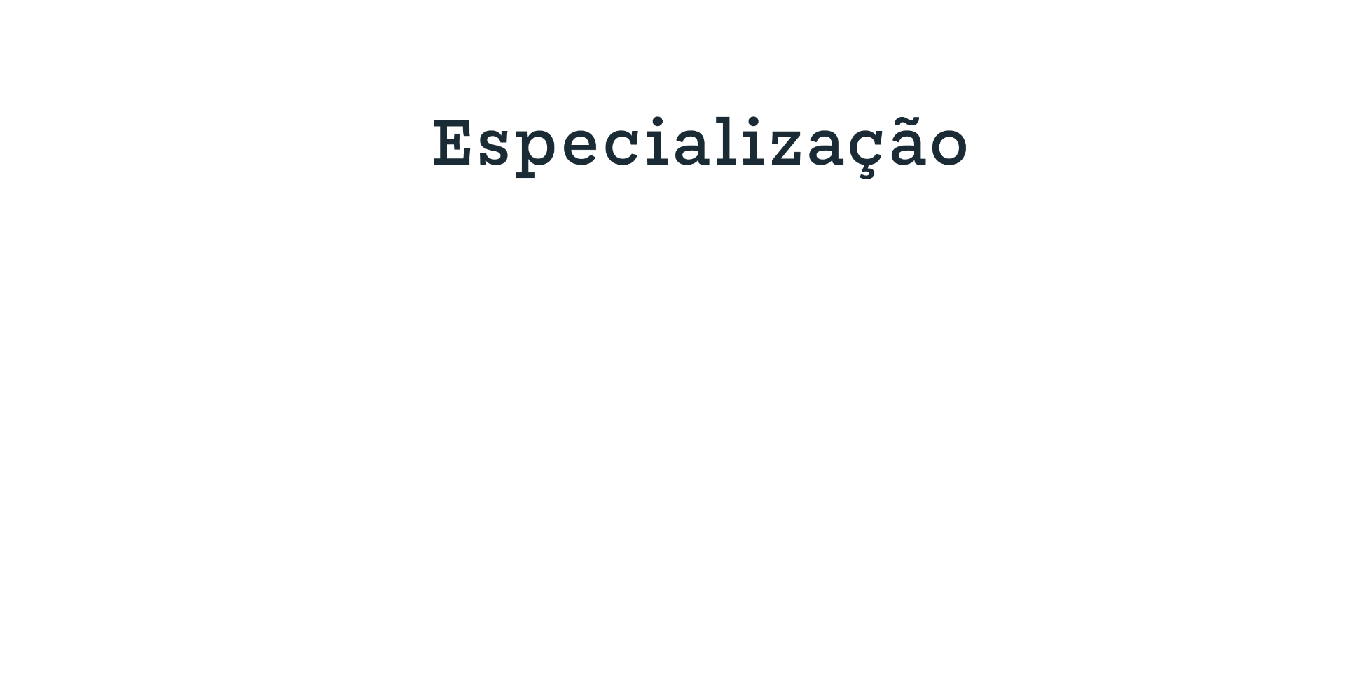 Especialização História da Igreja